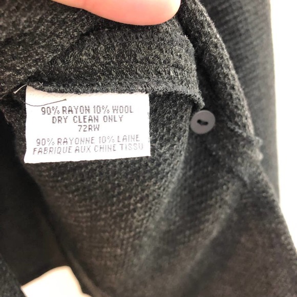 Eileen Fisher Waffle Knit Button Front Top - Picture 4 of 5